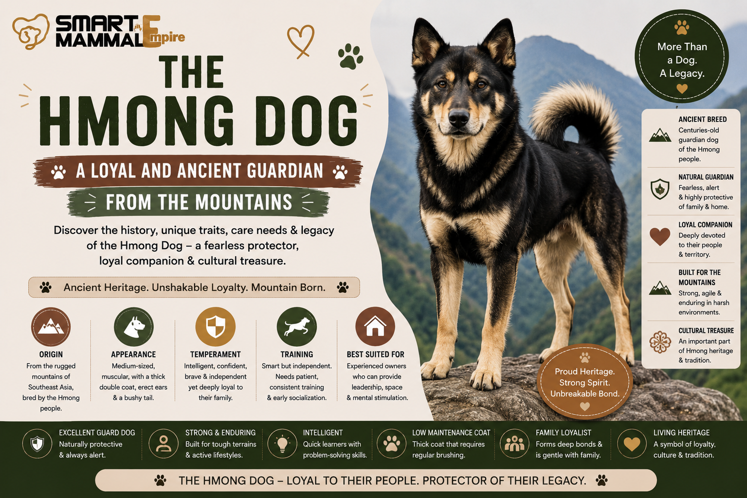 The Hmong Dog – A Loyal and Ancient Guardian from the Mountains 